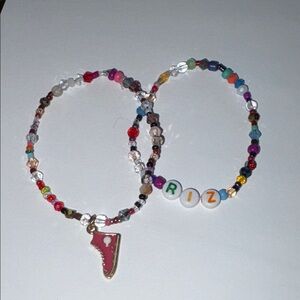 Colorful Beaded Bracelet Set by Sassy Charmer